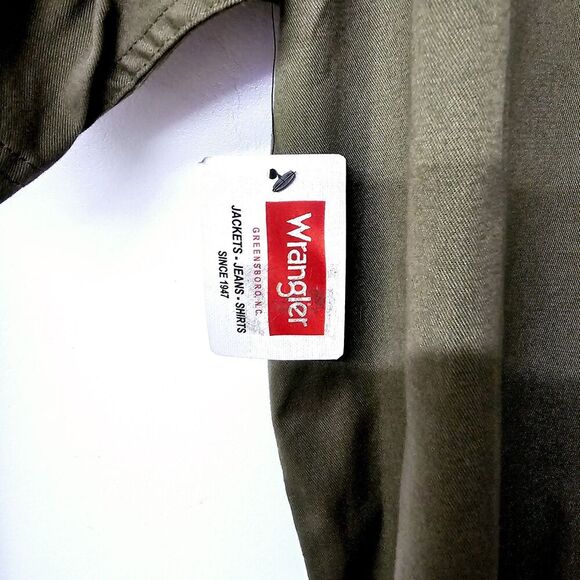 Wrangler Men's Shirt Button Down Short Sleeve Relaxed Fit Size 3XL Stretch - Picture 5 of 6